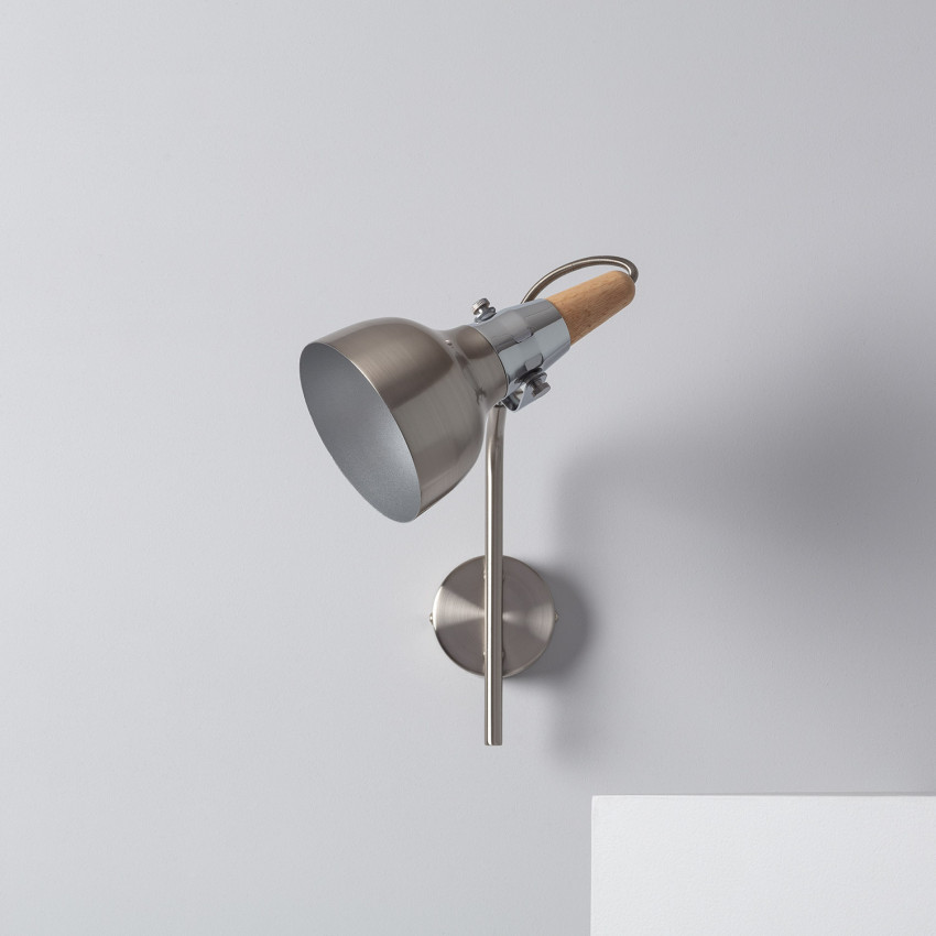Foco de Pared Orientable Emer Plata