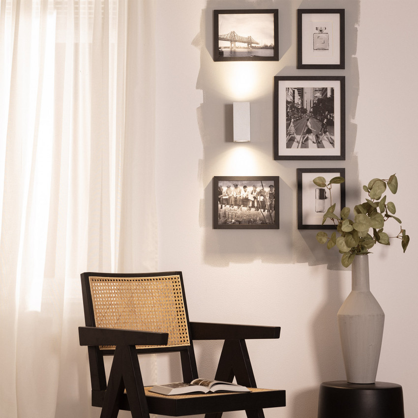 Aplique LED Miseno Plata
