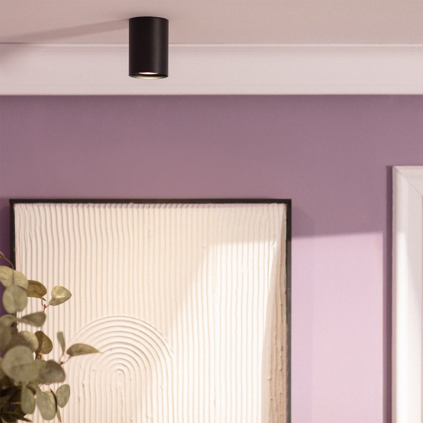 Aro Downlight Circular Blanco para Bombilla LED GU10 / GU5.3