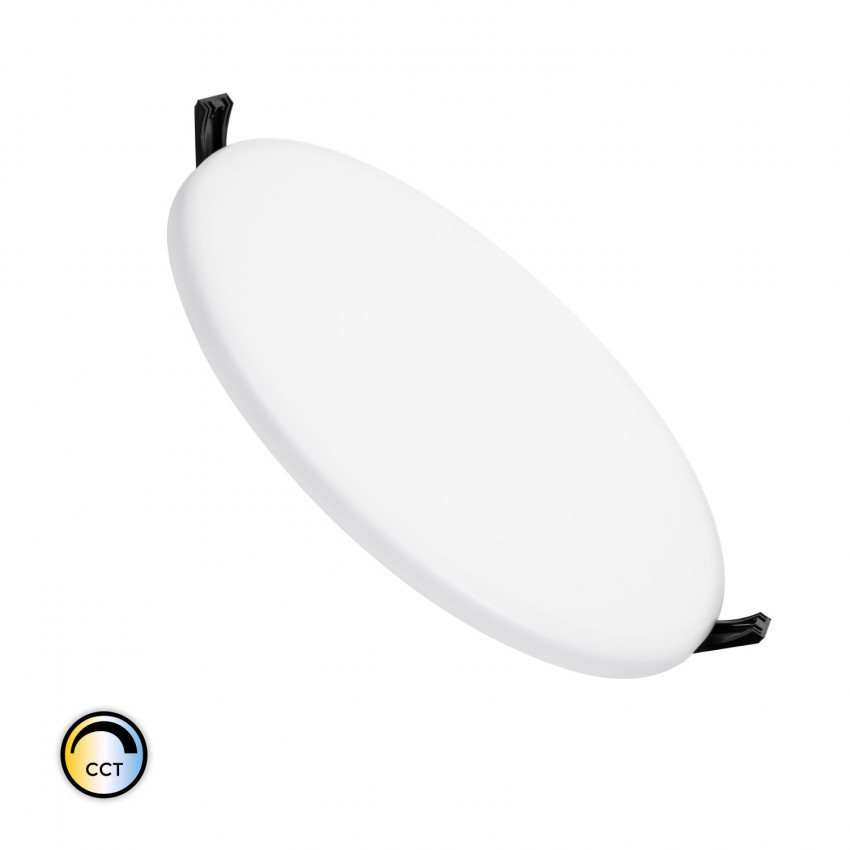LED paneel Ronde Slim Surface 24W CCT Selecteerbaar (UGR19) Zaag maat Ø 200 mm IP54