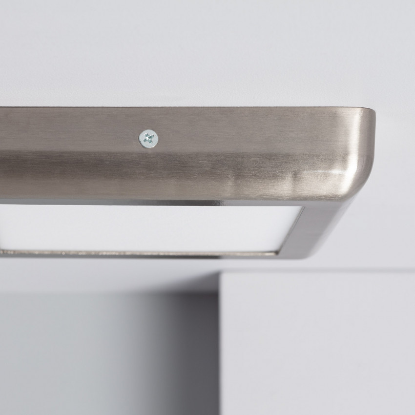 Plafón LED Cuadrado Silver Design 12W