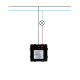 Interruptor Detector de Movimiento IR con Marco PC Modern