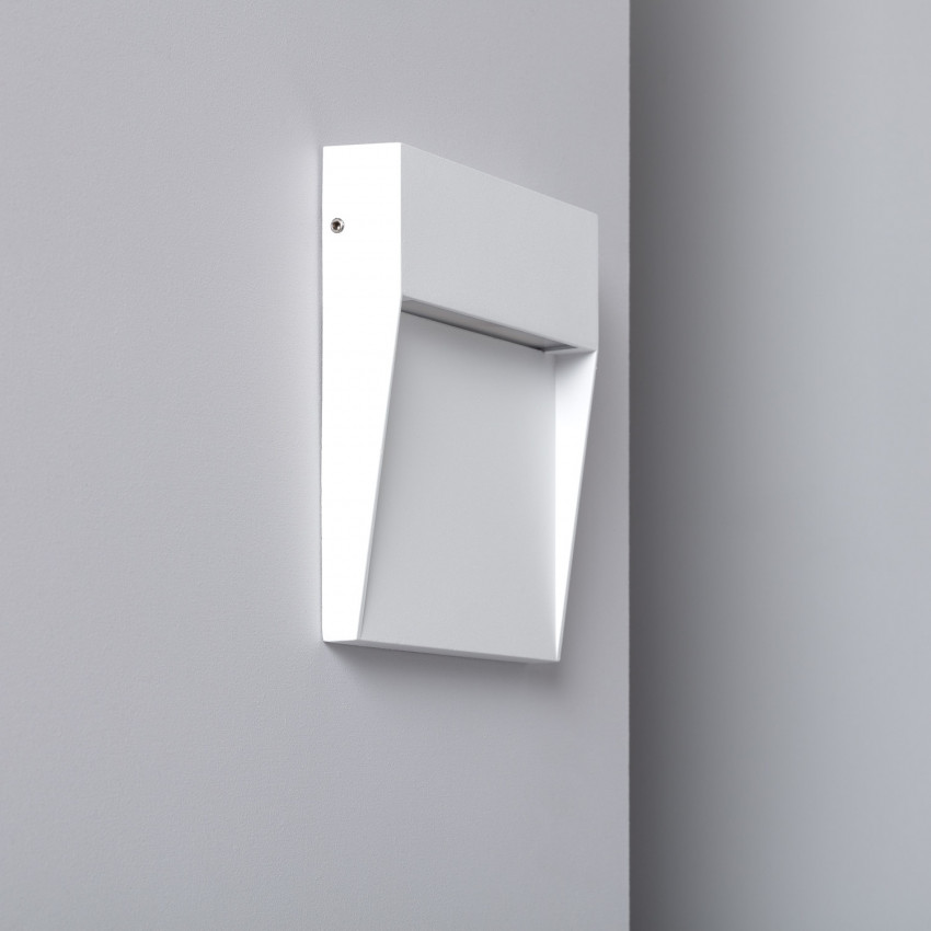LED Wandlamp Outdoor 6.5W Opbouw  White Square Jade 