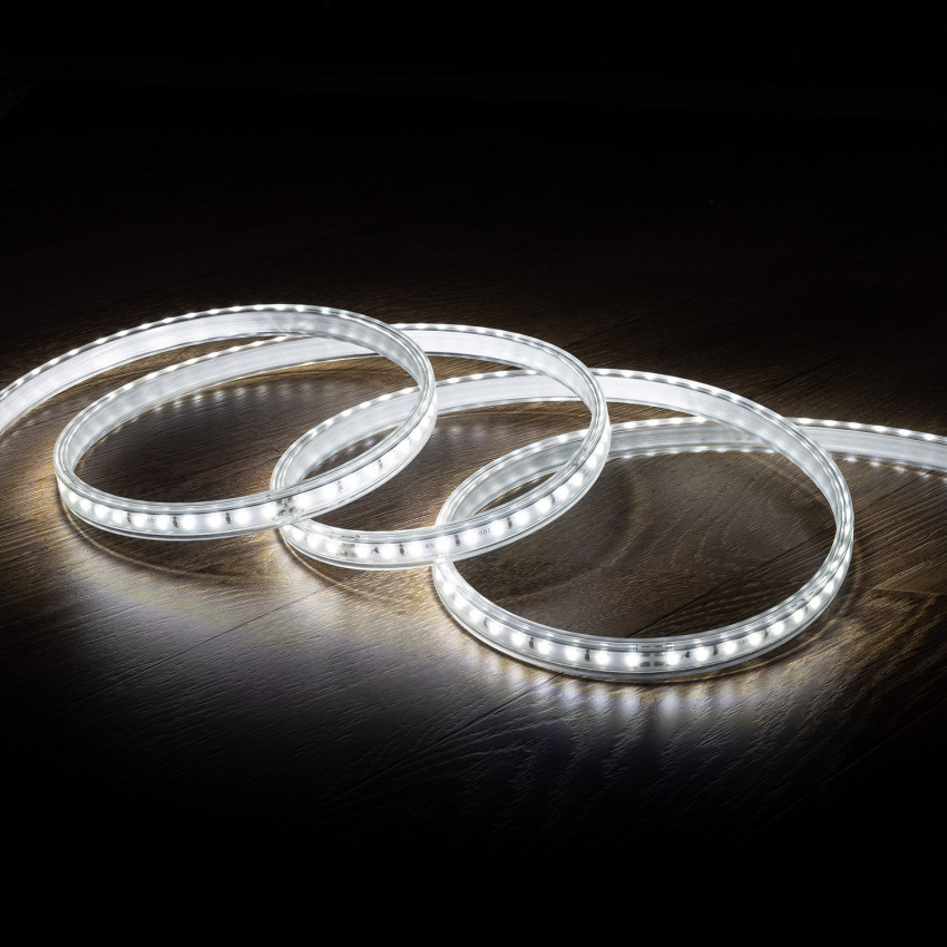 LED Strip Dimbaar 220V AC 100 LED/m Koel Wit IP67 Op maat te knippen om de  25 cm Breedte 14mm