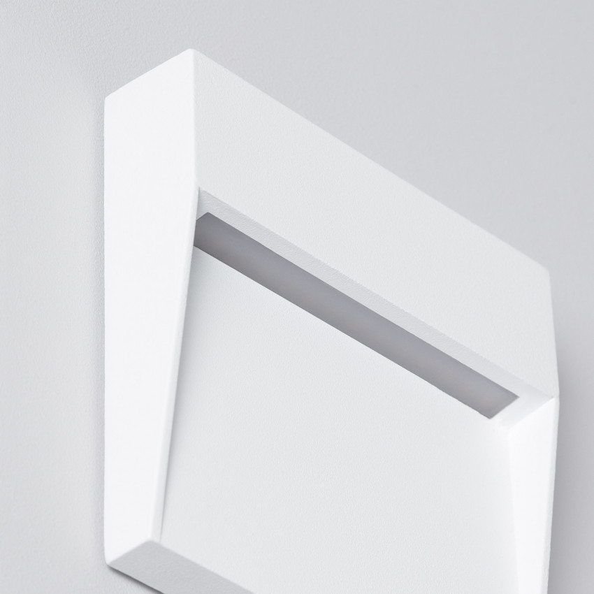 Aplique LED Jade Cuadrado 3W Blanco