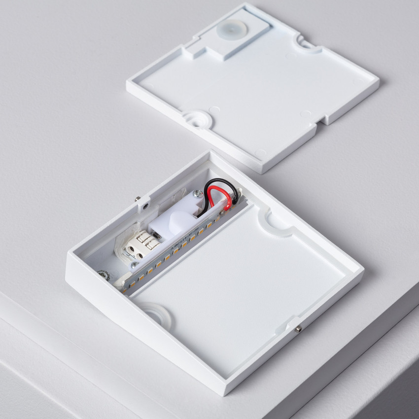 Aplique LED Jade Cuadrado 3W Blanco