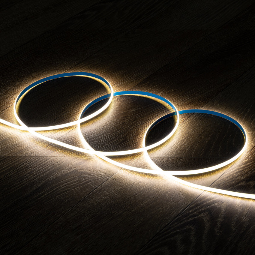 LED Strip COB  24V DC 385 LED/m 5m IP20 Super smal Breedte 5mm in te korten om de 4cm