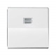 Tecla Individual con Visor Luminoso Blanco SIMON 28 28011-30
