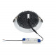Downlight LED 50W SAMSUNG New Aero Slim 130 lm/W (UGR19) LIFUD Corte Ø 230 mm 