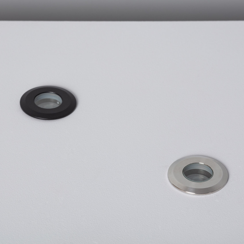 Foco LED 1W Empotrable en Suelo Aluminio IP65 Tiziano
