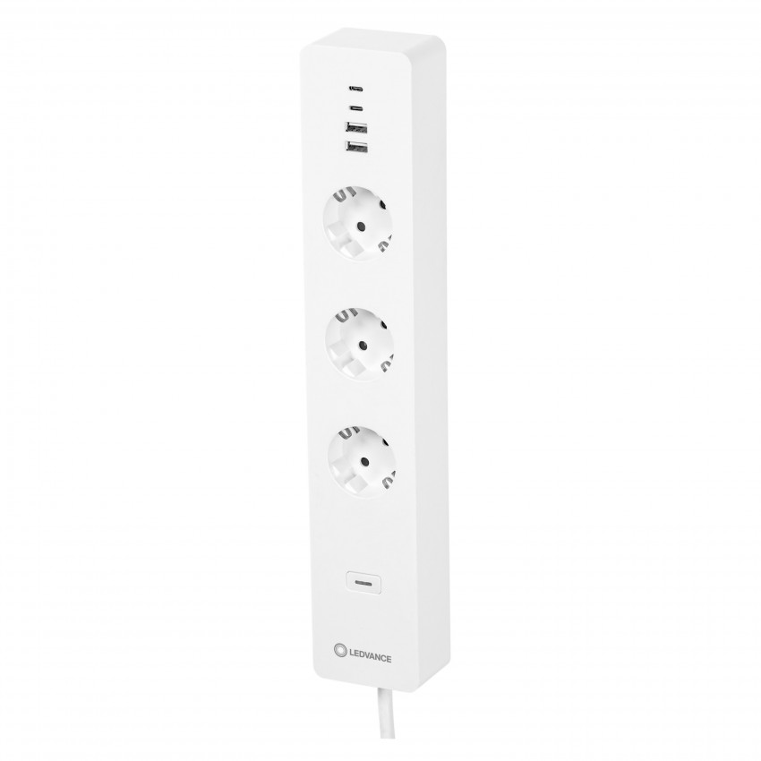Stekkerdoos 3 F Schuko Stopcontacten + 2 USB Smart WiFi  LEDVANCE 4058075594784