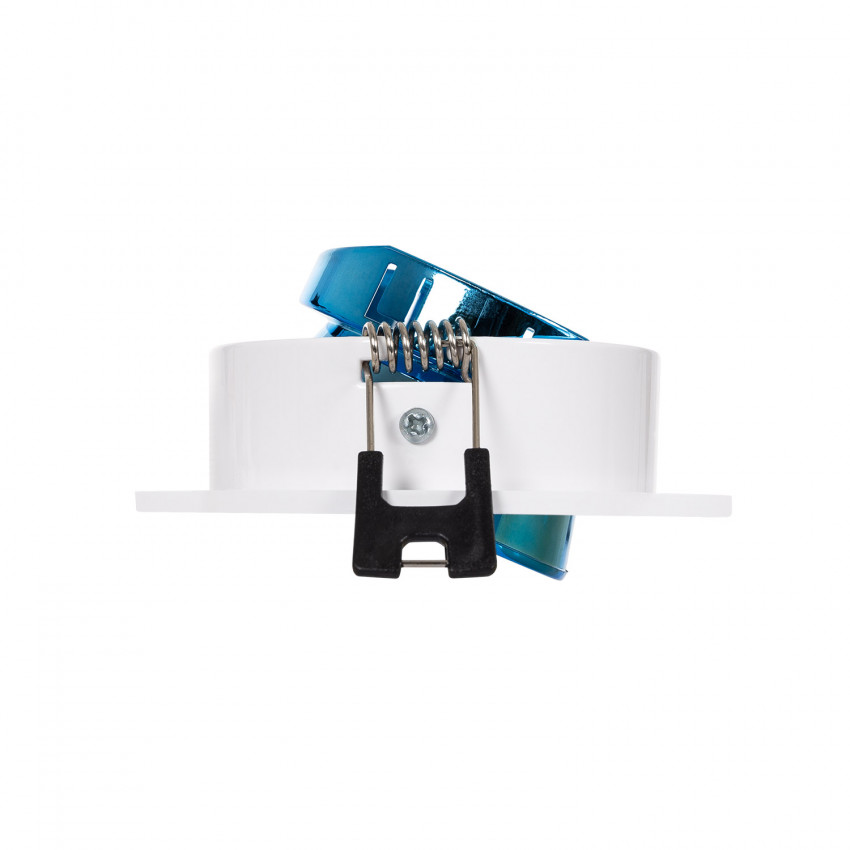 Aro Downlight Circular Basculante de Colores para Bombilla LED GU10 Corte Ø75 mm