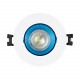 Aro Downlight Circular Basculante de Colores para Bombilla LED GU10 Corte Ø75 mm