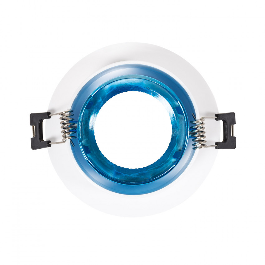 Aro Downlight Circular Basculante de Colores para Bombilla LED GU10 Corte Ø75 mm