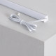 Perfil LED 12V DC Frost 4W para Esquinas con Conector Rápido