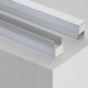 Perfil de Aluminio para Estantería para Tira LED hasta 12 mm