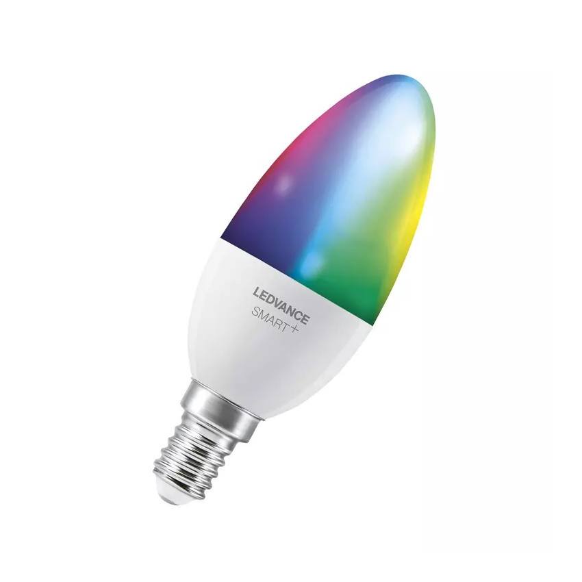 Slimme LED Lamp E14 4.9W 470 lm B40 WiFi RGBW LEDVANCE Smart+ 