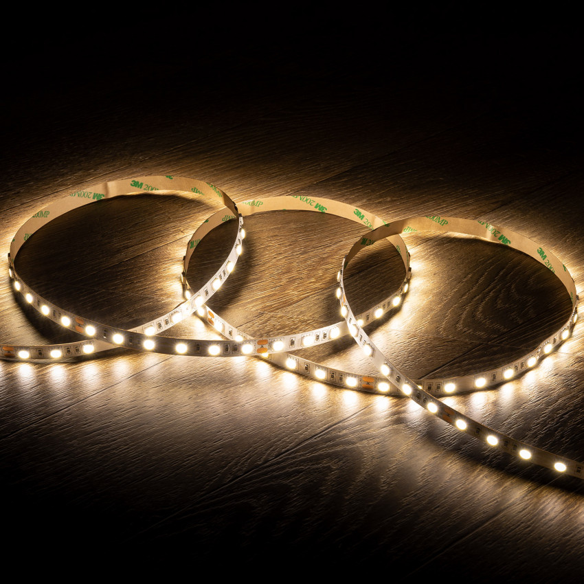 LED Strip 24V DC SMD5050 60LED/m 5m IP20 Breedte 10mm in te korten om de 10cm