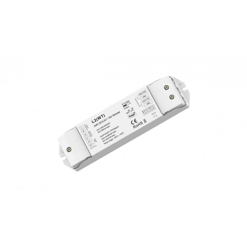 Dimbare Schakelaar 1/10V CCT  WiFi 2-kanaals