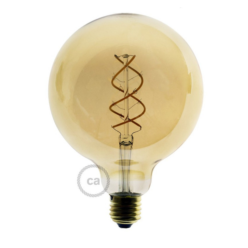 LED Lamp Filament  E27 5W 250 lm G125 Dimbaar  Creative-Cables DL700140 