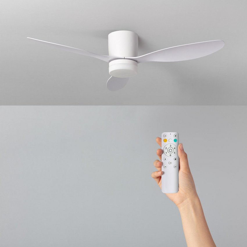 Plafondventilator LED Weimar Blanco 132cm Motor DC