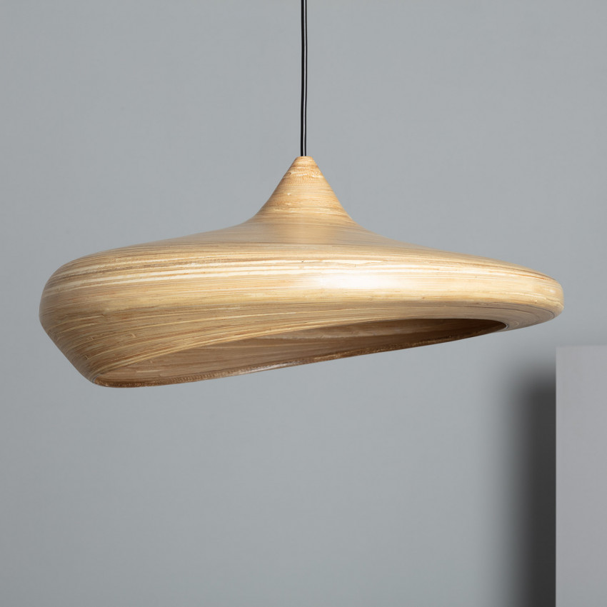 Hanglamp van Bamboe Shuka Big Kero