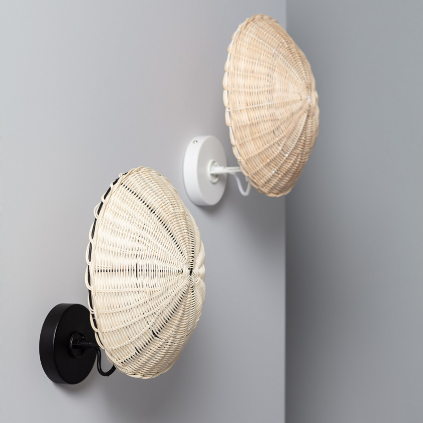 Wandlamp Rotan Salmor 