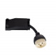 Portalámparas GU10 con Conector/Cable 100mm