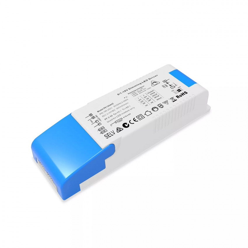 Driver AID Regulable 1-10V 220-240V No Flicker Uitgang 21-42V 500mA 21W PE18AA42