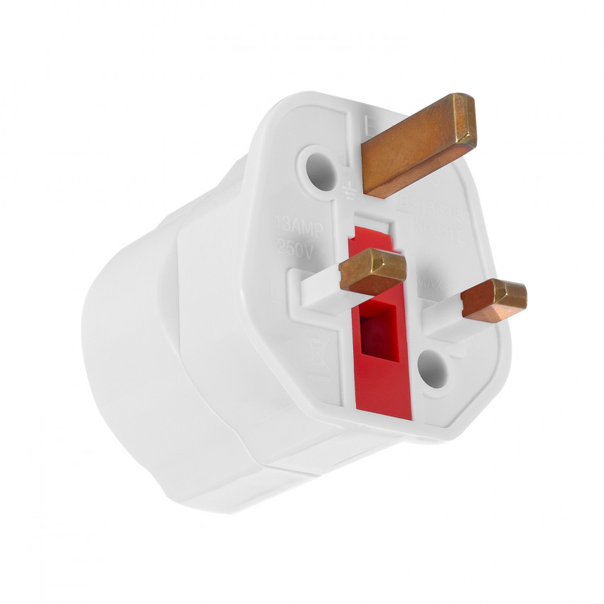 Adapter Stekker Type F naar Stekker Type G (UK)