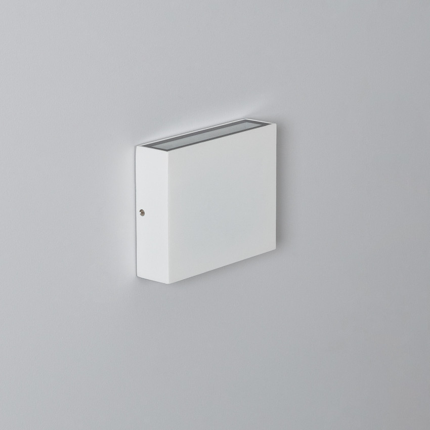 Wandlamp Outdoor LED 6W  Dubbelzijdige Verlichting Vierkant Wit Kaysa 