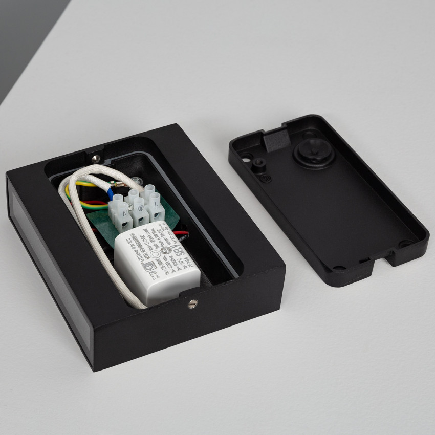 Aplique de Pared LED Kaysa Iluminación Doble Cara IP65 6W Negro