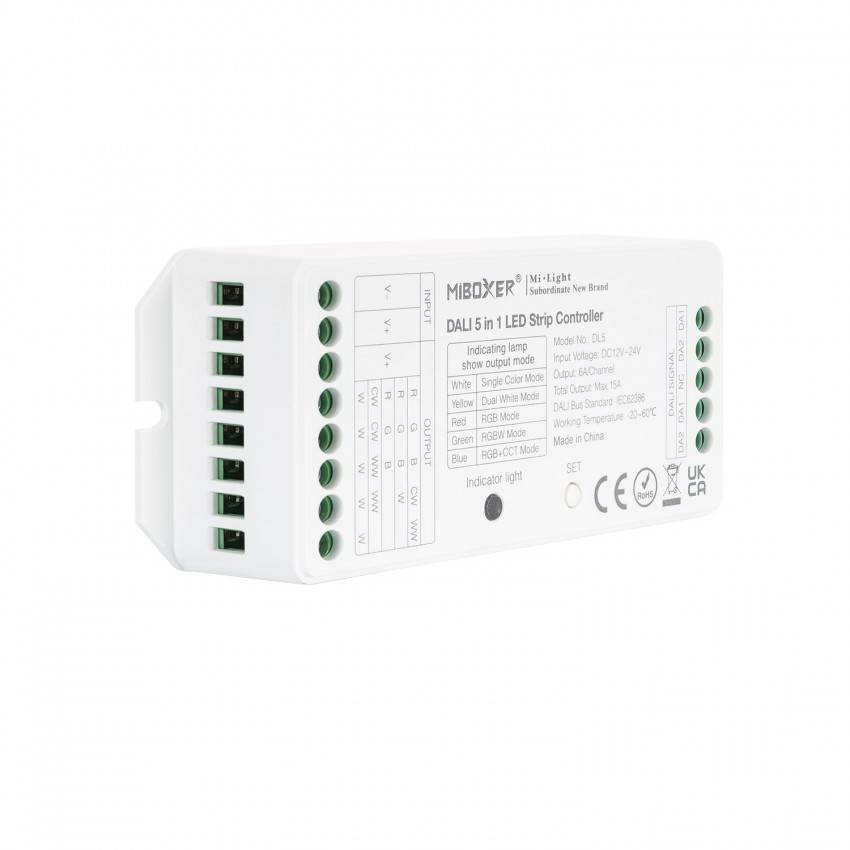 Controller Regelaar LED  5 in 1 RGBW 12/24V DC MiBoxer 