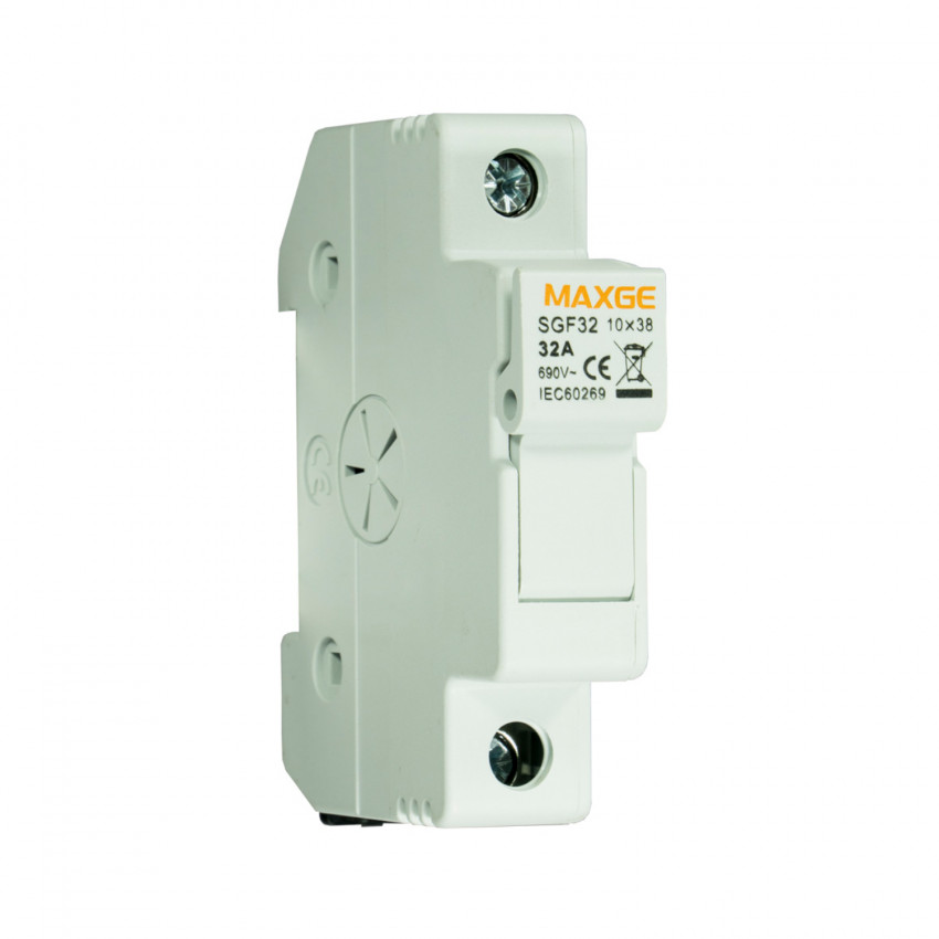 Portafusibles Seccionable 10x38mm 500V Máx 32A