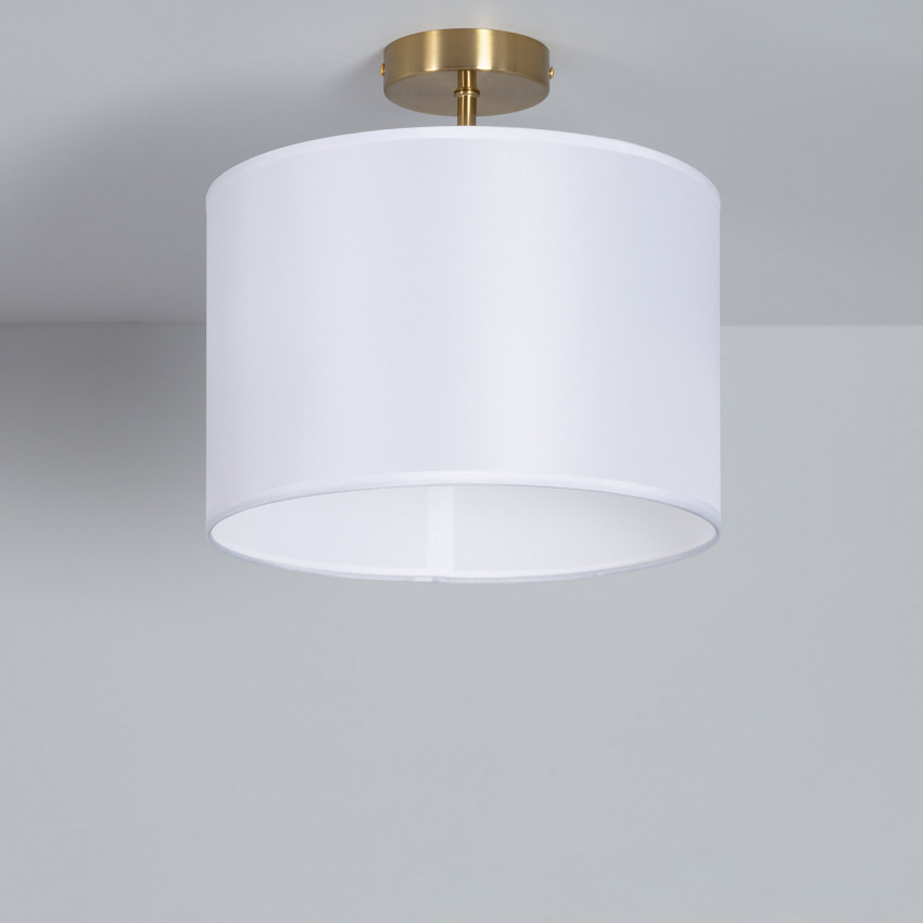 Plafondlamp Austen Metaal en Textiel 
