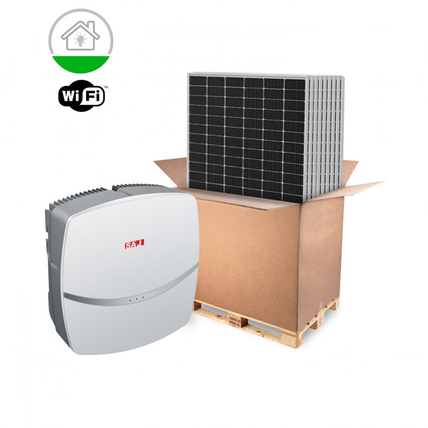 Kit Zonnenenergie SAJ Residentiële  voor eigen gebruik Eenfasig 3-5 kW Paneel Risen