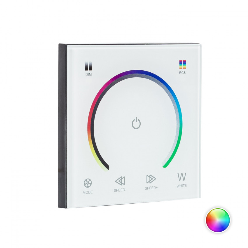 Controller Regelaar Wand  Touch voor LED strip 12/24V DC RGBW