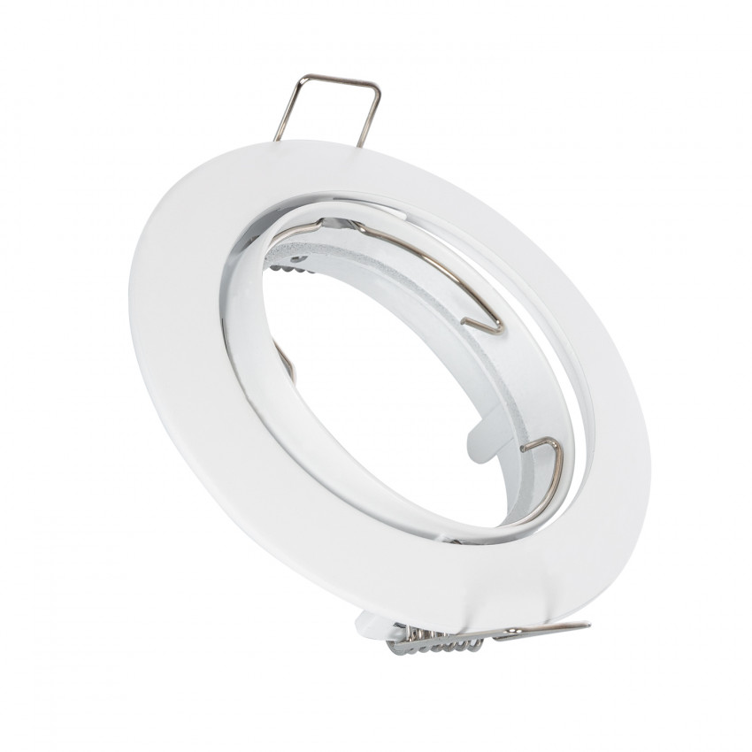 Downlight Halo Rond kantelbaar voor GU10 / GU5.3 LED lamp Zaag maat Ø 72 mm