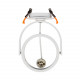 Aro Downlight Superficie Circular Direccionable para Bombilla LED GU10 AR111 Corte Ø 80 mm