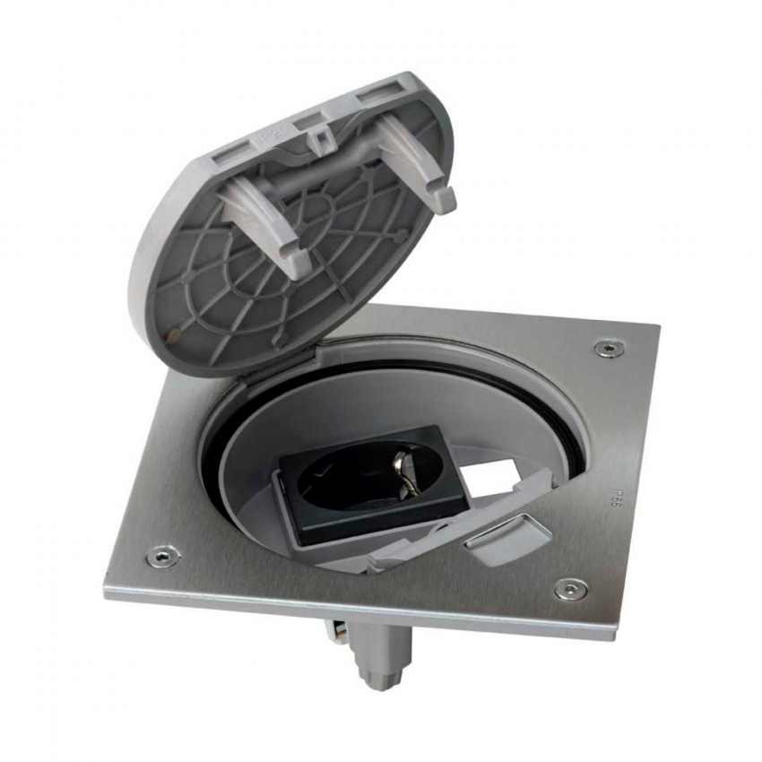 Behuizing IP66 met Handmatige Sluiting en Schuko Contactdoos voor RJ45 ...