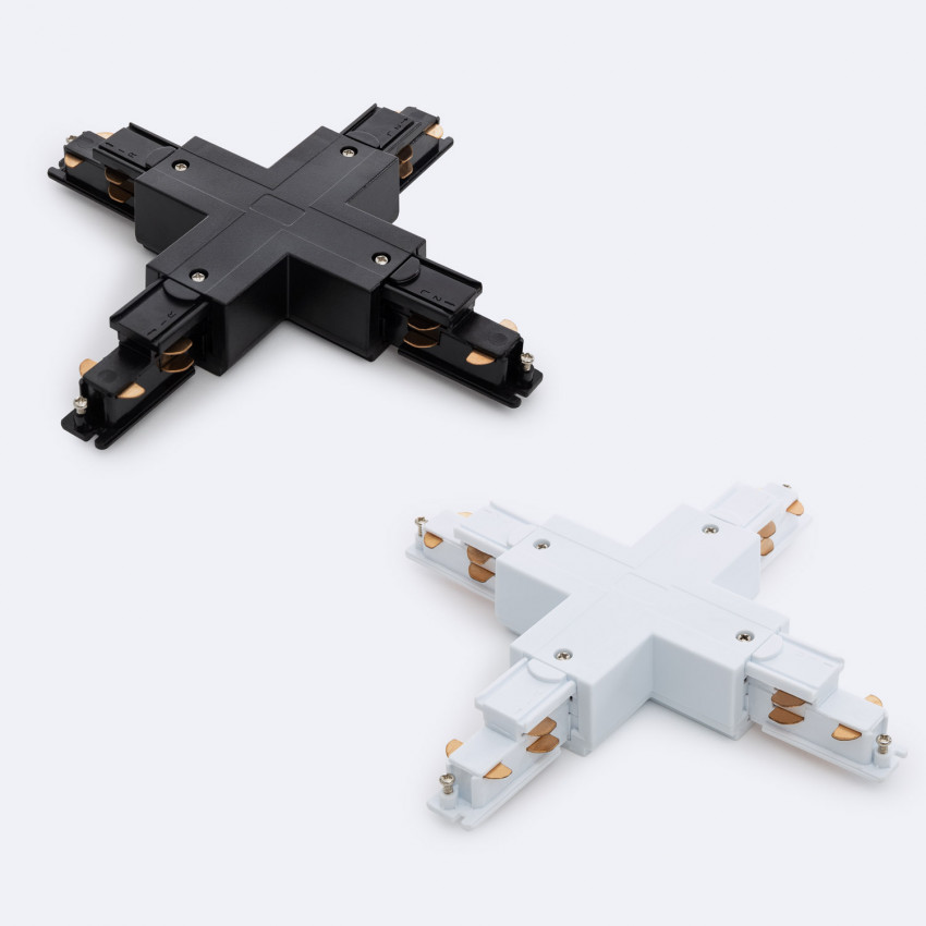 Connector Tipo X para Carril Trifásico DALI TRACK