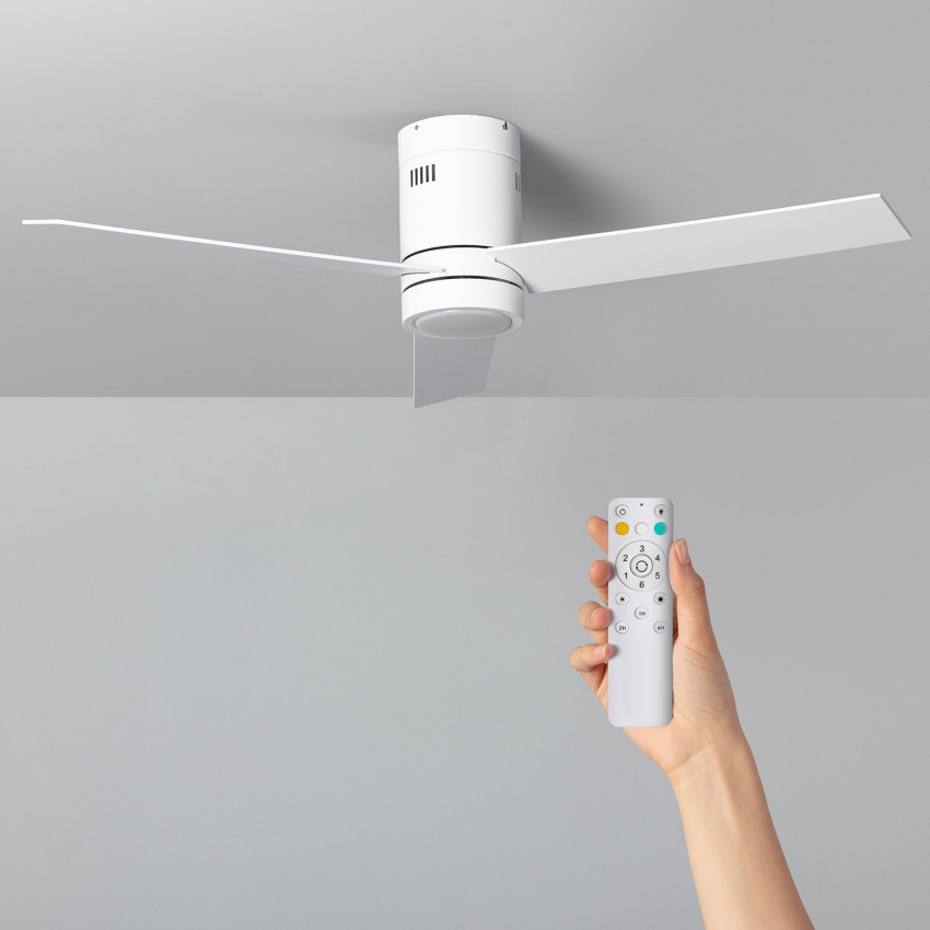 Plafondventilator LED Tydir Wit 132cm Motor DC