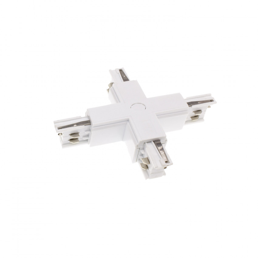 Conector Tipo X para Carril Trifásico 