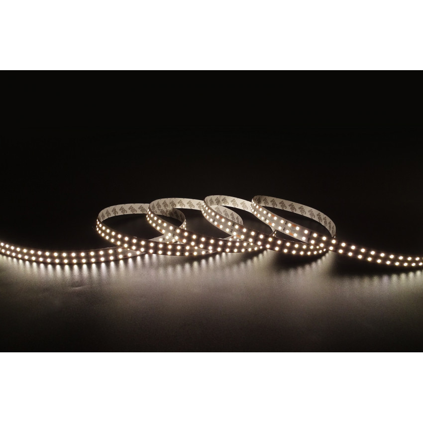 Dubbele LED Strip 12V DC 204 LED/m 5m IP20 Breedte 14mm Knip om de 3cm