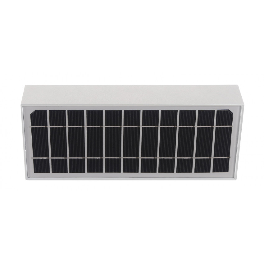 Aplique de Pared Exterior LED 6W Karl Solar Blanco