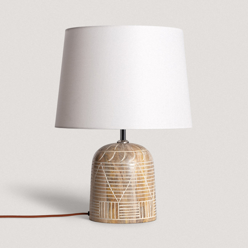 Tafellamp van Hout  Koson ILUZZIA 