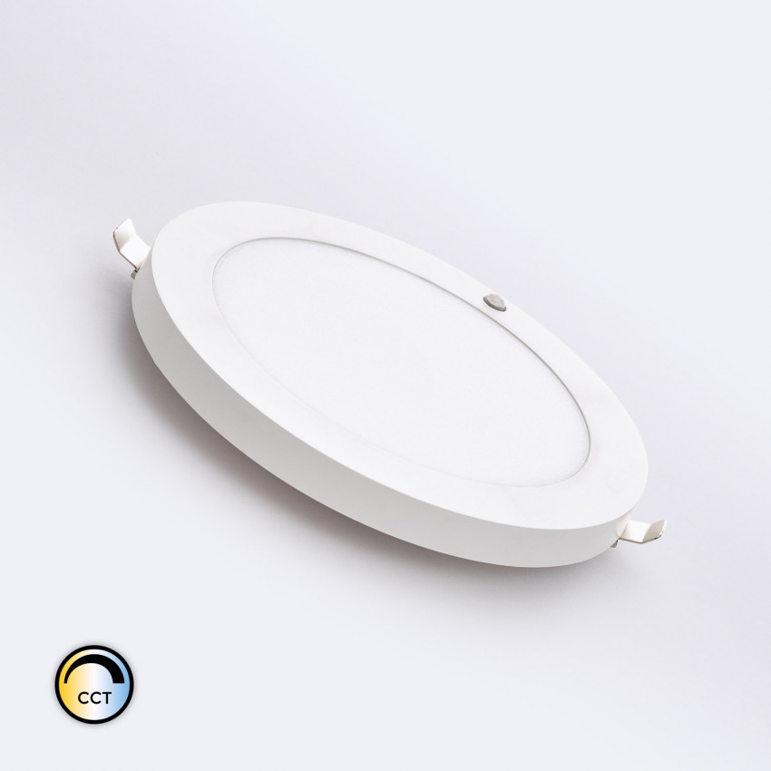 LED Plafond 18W CCT Selecteerbaar Rond met PIR Sensor  Aanpasbare Zaagmaat Ø75-210 mm 