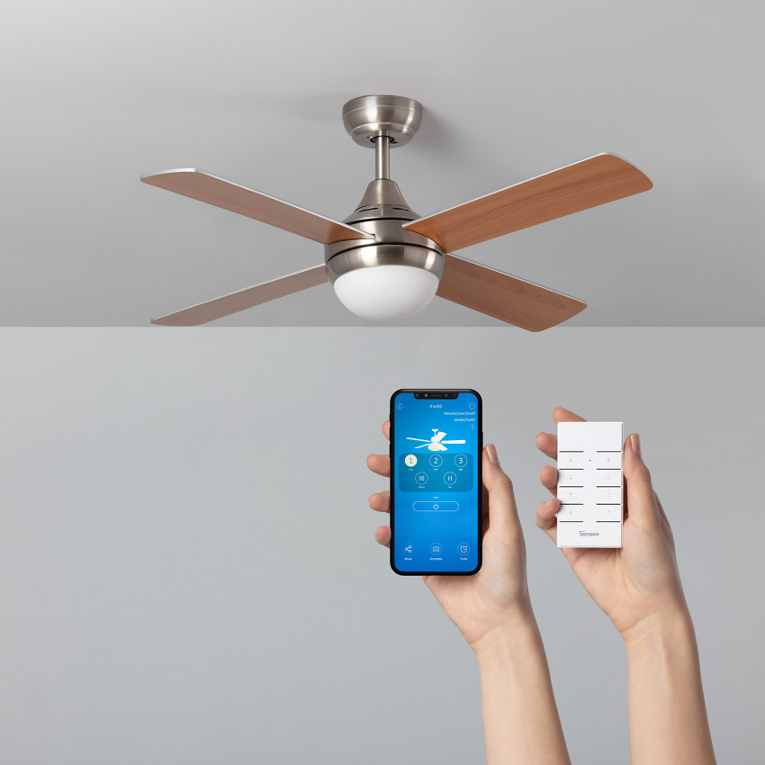 Plafondventilator WiFi Navy Nikkel 110cm