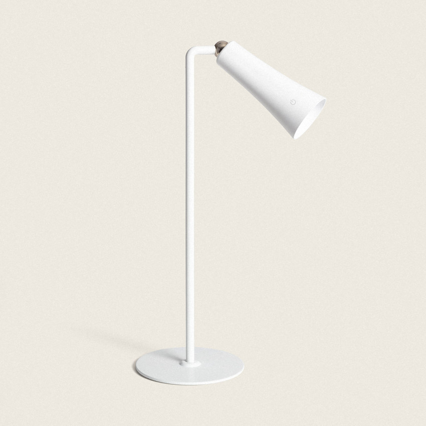 Tafellamp LED 3W Draagbaar Metaal met Oplaadbare Accu USB Bysta 