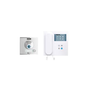 Video-intercom kit 1 deurbel CITY VEO 4,3" DUOX Plus WIFI 1L FERMAX 94411 Wit